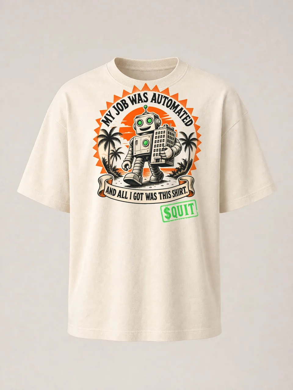 Automated Souvenir Tee, front