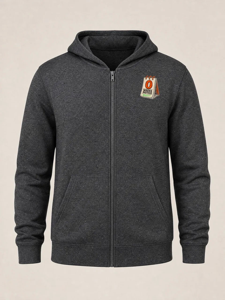 Zero Weeks Zip Hoodie, front