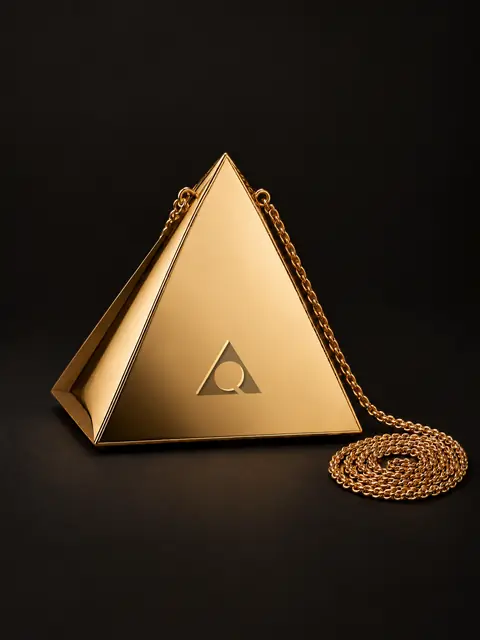 The Pyramid Minaudiere, back