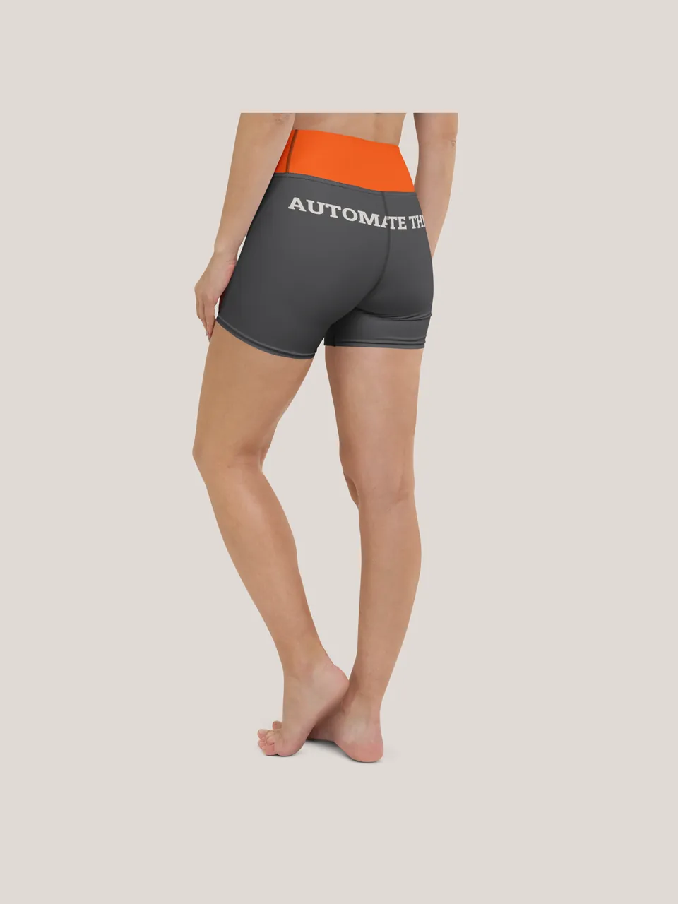 Automate This Gym Shorts, back