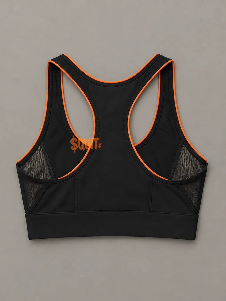 The Mesh Sports Bra, back