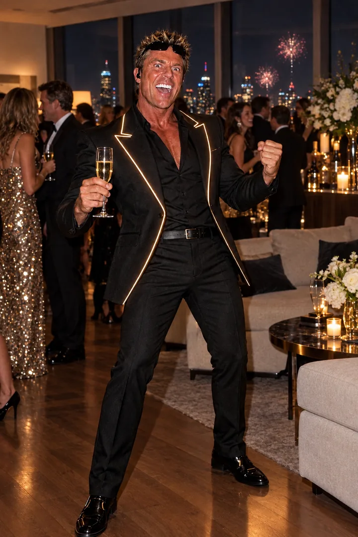 Chad wearing the Fibre Suit